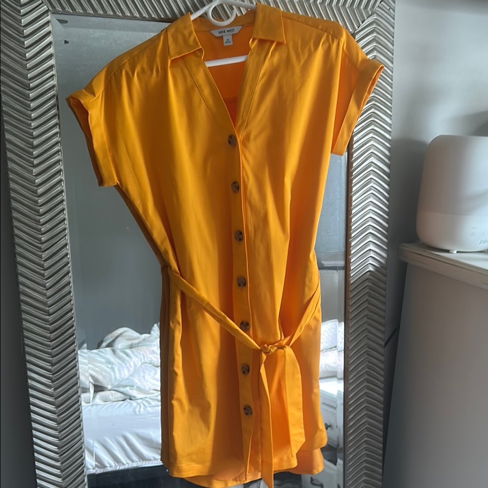 Nine West Vibrant Orange Dress